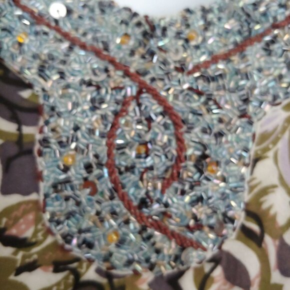 Free People Beaded Sequin Short Sundress Sleeveless Pockets - Picture 3 of 15